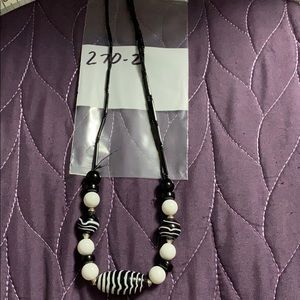 Black and white Necklace